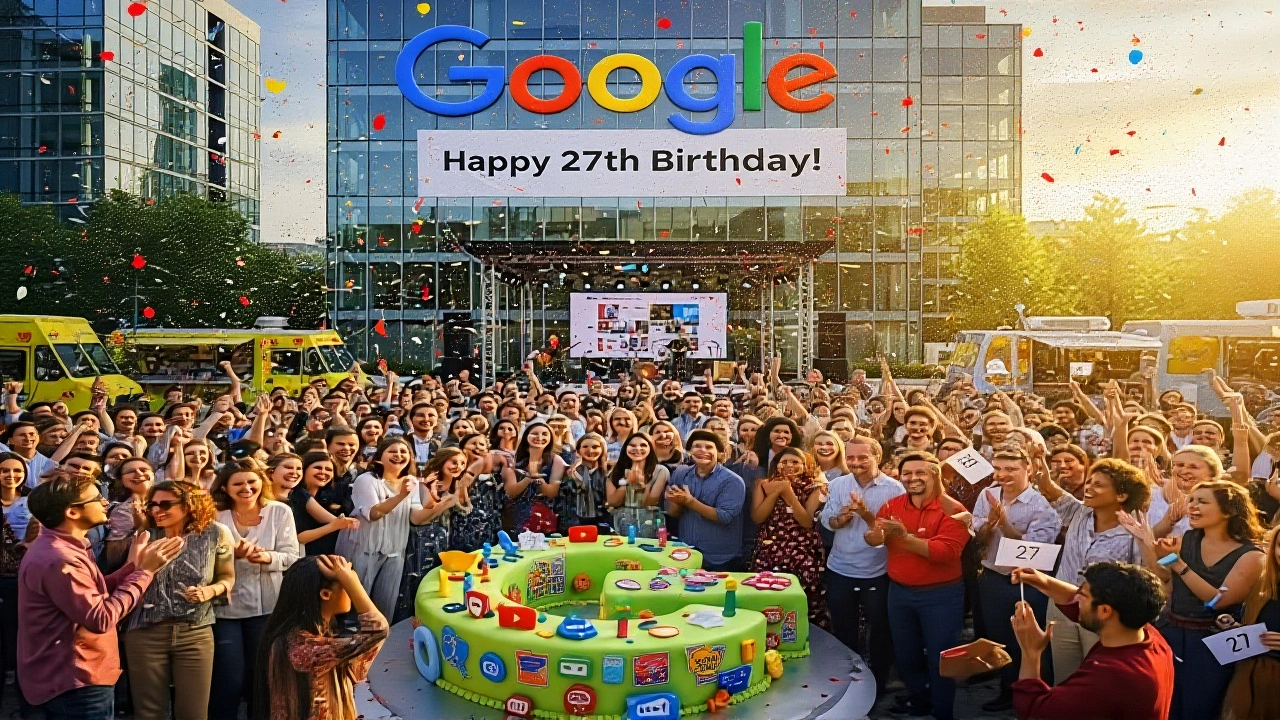 Google की 27वीं जन्मदिन पर 1998 के मूल लोगो का नॉस्टैल्जिक डूडल