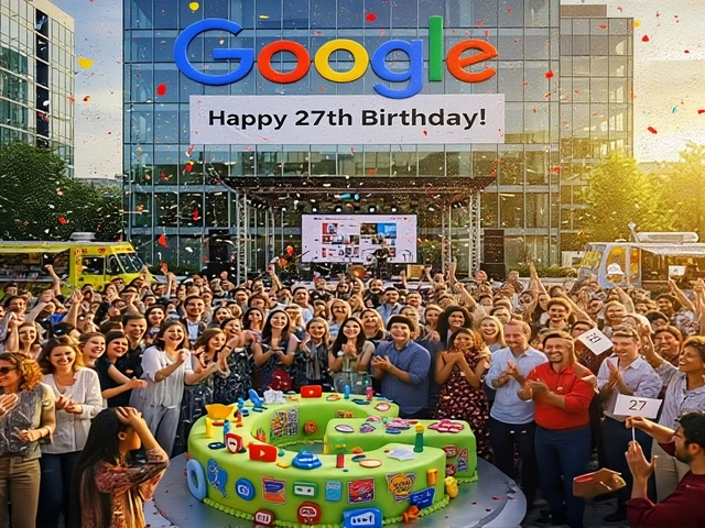 Google की 27वीं जन्मदिन पर 1998 के मूल लोगो का नॉस्टैल्जिक डूडल